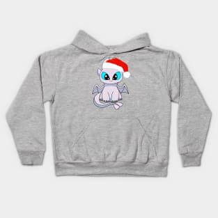 Christmas light fury dragon, how to train your dragon Christmas art, cute baby dragon, httyd Kids Hoodie